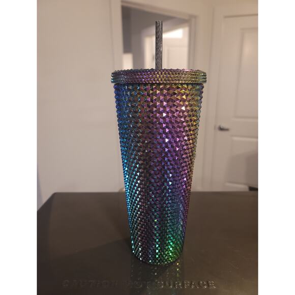 Starbucks Oil Slick Rainbow Iridescent Tumbler - Picture 3 of 10
